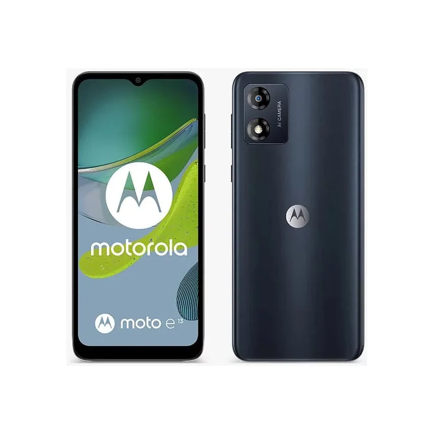 Motorola,Motorola E13 4G 64GB Storage, 2GB RAM - Cosmic Black - Unlocked - Gadcet.com