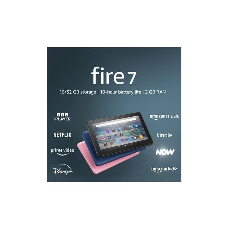 Amazon,Amazon Fire 7 with Alexa 7 Inch 9th Gen 16GB Tablet - Twilight Blue - Gadcet.com