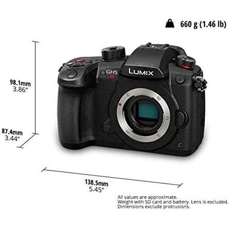 Buy Panasonic,Panasonic LUMIX DC-GH5SE-K Compact System Mirrorless Camera Body Only - Black - Gadcet.com | UK | London | Scotland | Wales| Ireland | Near Me | Cheap | Pay In 3 | Cameras