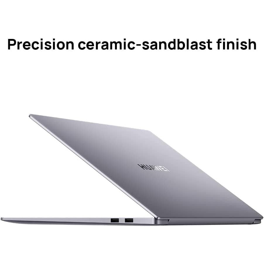 HUAWEI MateBook 16 Laptop, 16 inch 2.5K Full Display, AMD Ryzen 7 5800H, 16 GB RAM, 512 GB SSD, ΔE= 1 colour accuracy, Wi-Fi 6, Dual Shark Fin fan cooling system,90 W,Windows 11,Space Grey - Gadcet.com