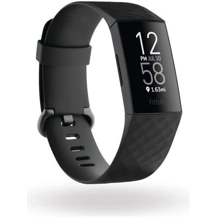 Buy Fitbit,Fitbit Charge 4 - Smart Bracelet (NFC) - Black - Gadcet.com | UK | London | Scotland | Wales| Ireland | Near Me | Cheap | Pay In 3 | Watches