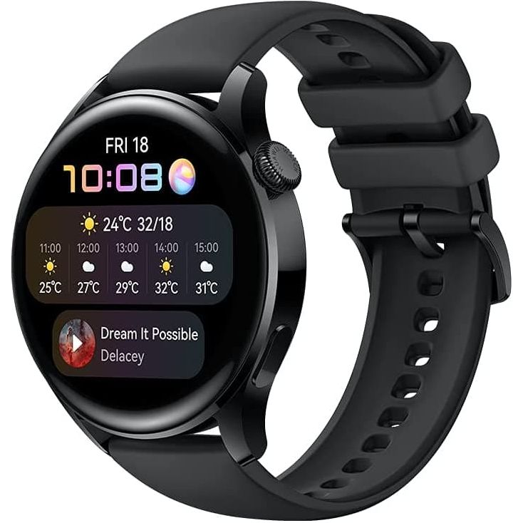 Huawei Watch 3 Active Smart Watch - Black