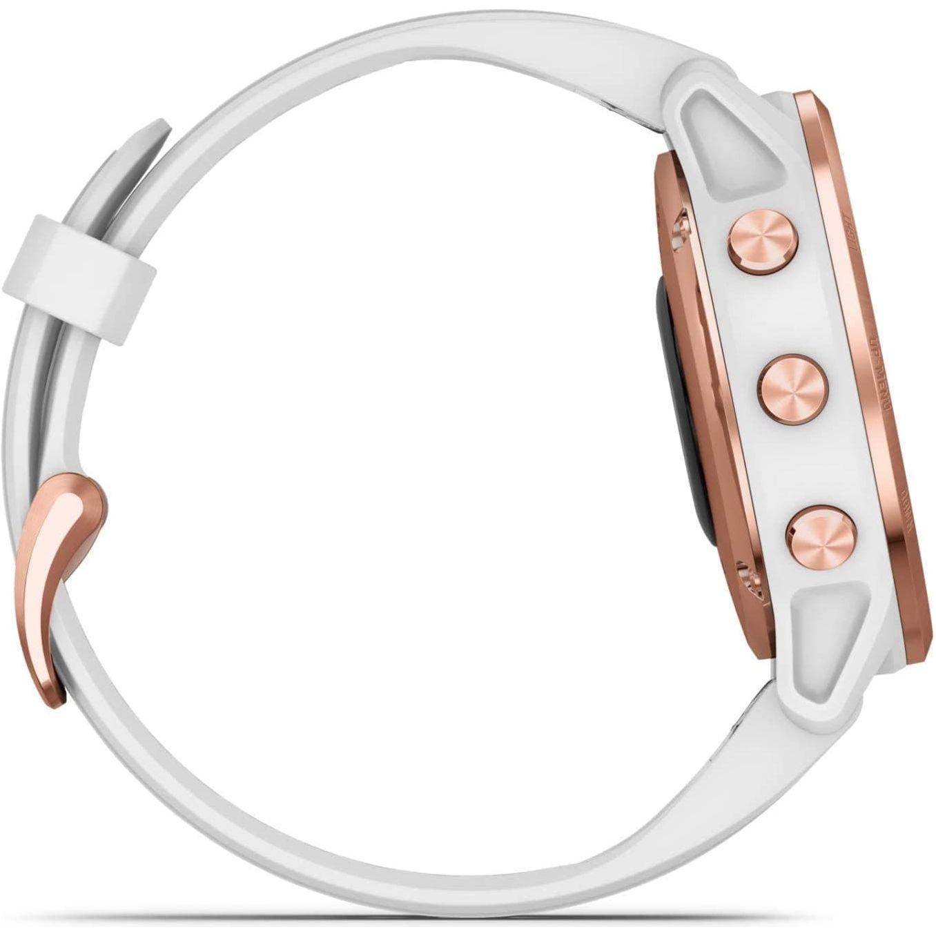 Garmin fenix 6S Pro, Ultimate Multisport GPS Watch, Smaller-Sized, Features Mapping, Music, Grade-Adjusted Pace Monitoring and Pulse Ox Sensors, Rose Gold with White Band - Gadcet.com