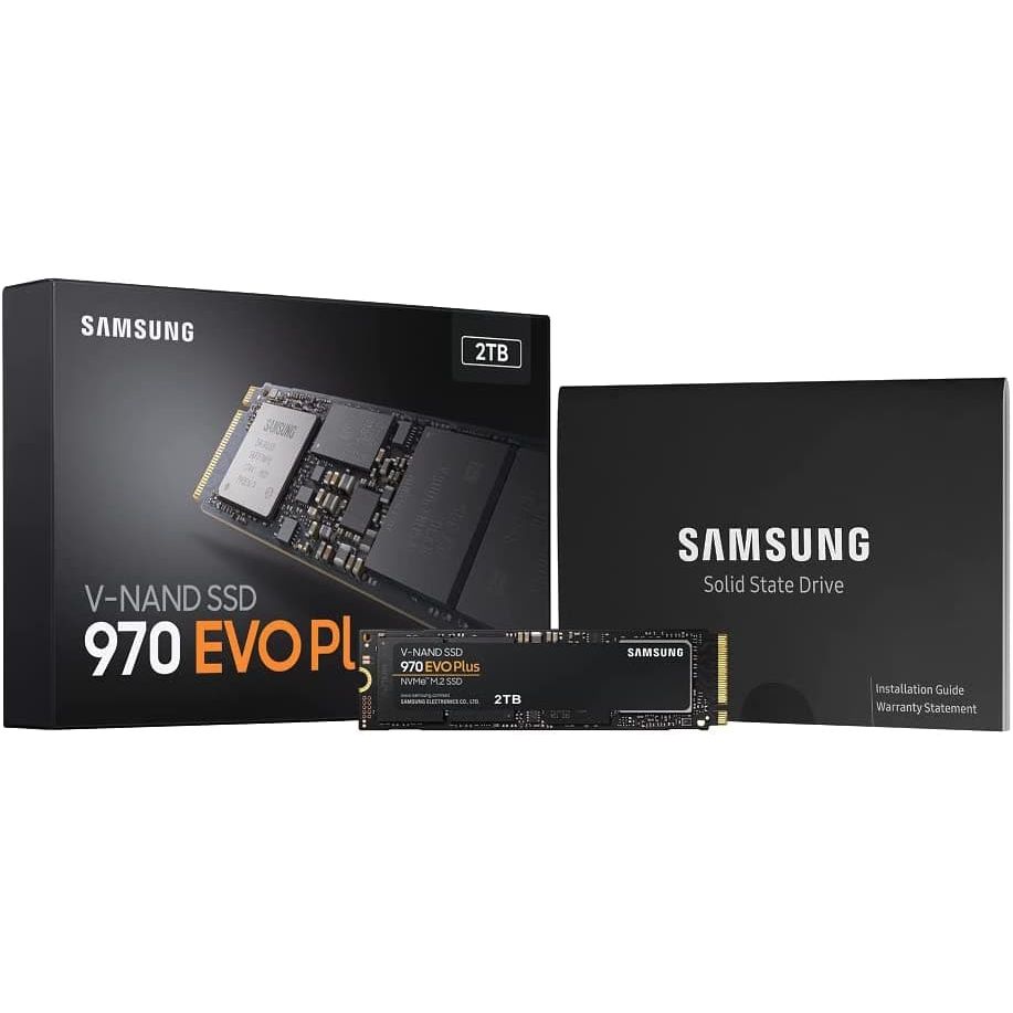 Samsung 970 EVO Plus SSD 2TB - M.2 NVMe Interface Internal Solid State Drive with V-NAND Technology (MZ-V7S2T0B/AM)