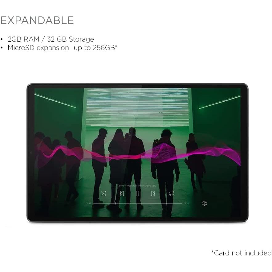 Lenovo,Lenovo M10 2nd Gen 10.1in 2.3GHz MediaTek Helio P22T, 2GB RAM, 32GB HD Tablet - Iron Grey - Gadcet.com
