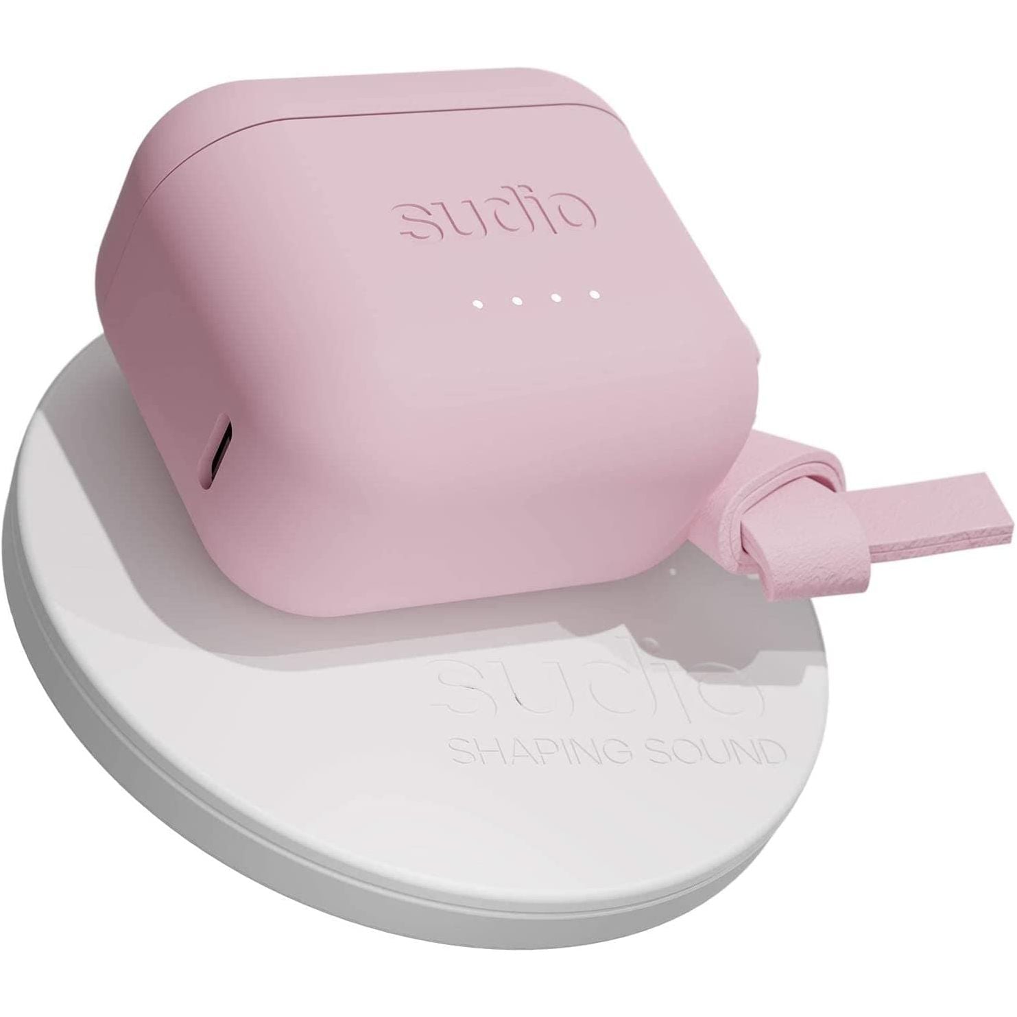 Sudio,Sudio Ett True Wireless Bluetooth Earbuds - Active Noise Cancelling, Transparency Mode, IPX5 Water Protection, 30h Battery Time, supports Wireless Charging, compatible with Android and iOS (Pink) - Gadcet.com