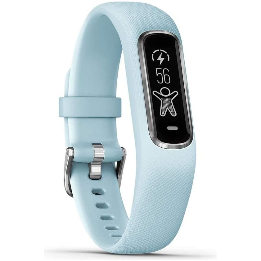 Garmin Vivosmart 4 Smart Activity Tracker with Wrist-Based Heart Rate and Fitness Monitoring Tools, Azure Blue, Small/Medium - Gadcet.com