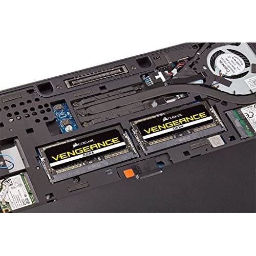 Corsair,Corsair Vengeance SODIMM 32GB (2x16GB) DDR4 3200MHz C22 Memory for Laptop/Notebooks - Black - Gadcet.com