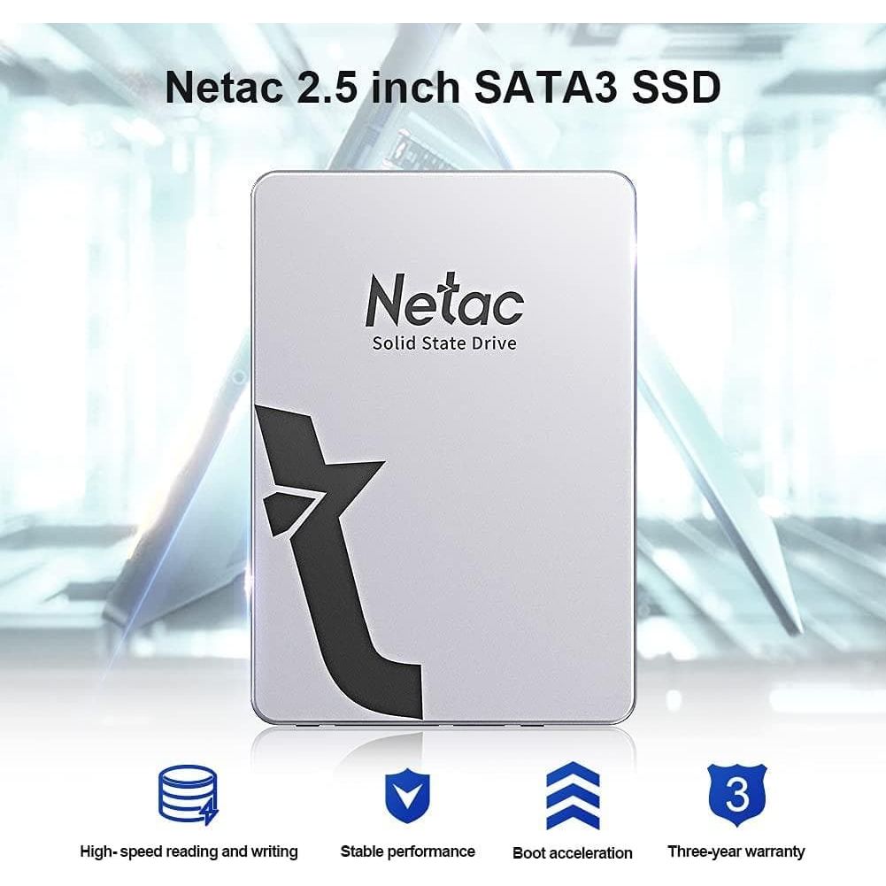 Buy Netac,Netac SSD 256GB Internal Solid State Drive SATA SSD 2.5' Up to 510MB/s Faster than HDD for Laptop Computer Upgrade(Silver Gray 256GB) - Gadcet.com | UK | London | Scotland | Wales| Ireland | Near Me | Cheap | Pay In 3 | Hard Drives