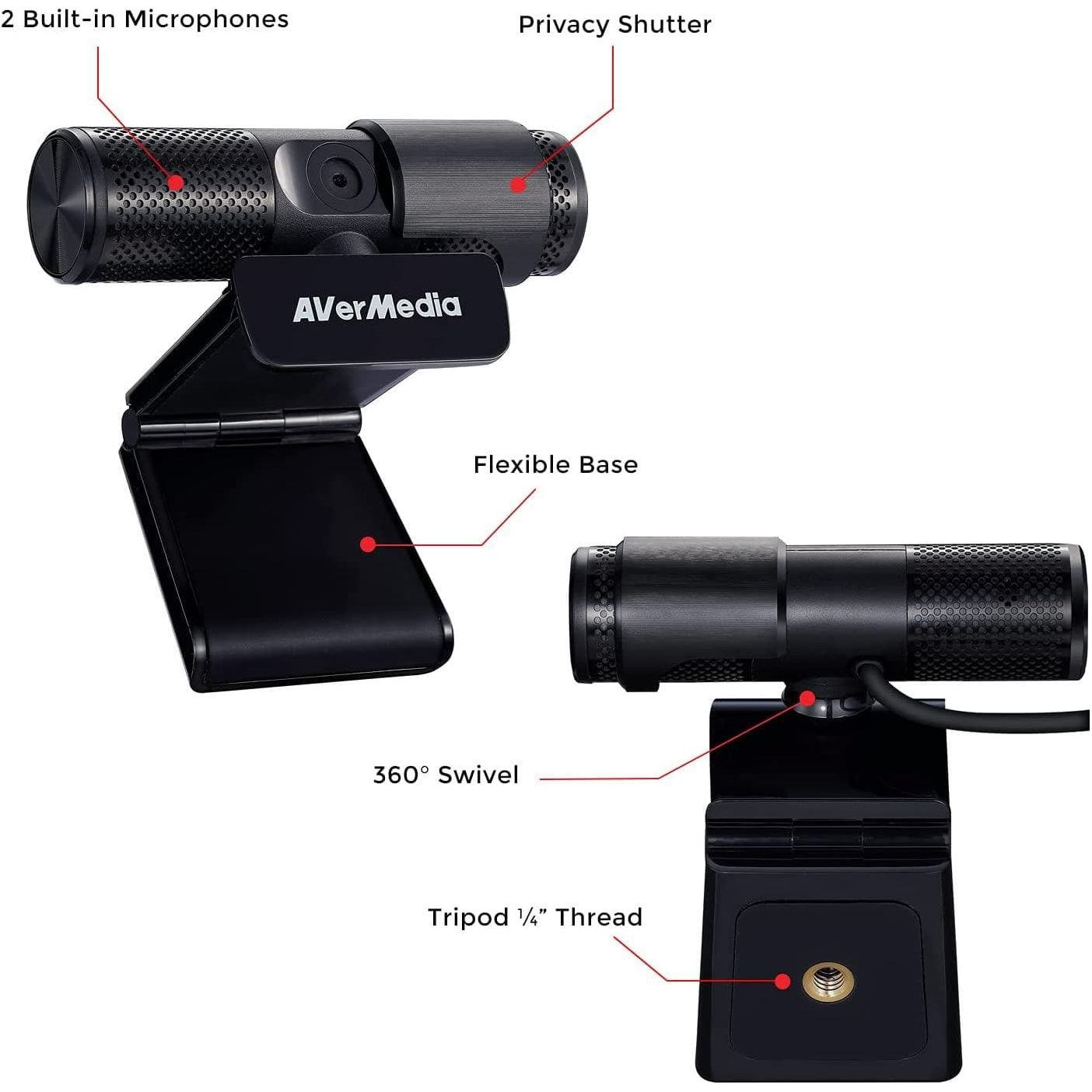 Buy AverMedia,AVerMedia PW313 Live Streamer CAM - Full HD 1080p/30fps Webcam for video calling, Works with Skype, Zoom, FaceTime, Hangouts, PC/Mac/Laptop/ - Black - Gadcet.com | UK | London | Scotland | Wales| Ireland | Near Me | Cheap | Pay In 3 | Webcams