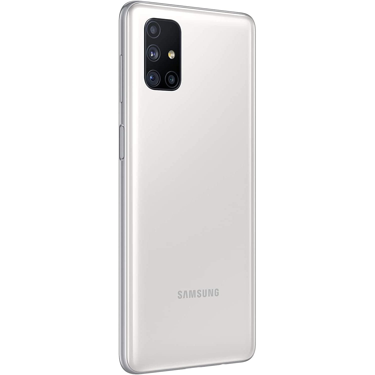 Samsung,Samsung Galaxy M51 128 GB Storage 8GB RAM 4G White (International Model) - Unlocked - Gadcet.com