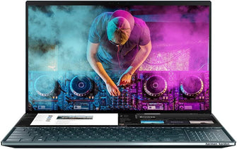 Zenbook Pro Duo UX581G Windows 10 Pro 9th Gen Intel Core i9 9980HK NVIDIA GeForce RTX2060 32GB RAM 1TB PCIe SSD 4K OLED NanoEdge display