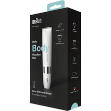 Braun,Braun Body Mini Trimmer, Gentle Body Hair Removal, Precision Trimmer, Wet & Dry, 100% Waterproof, BS1000, White - Gadcet.com