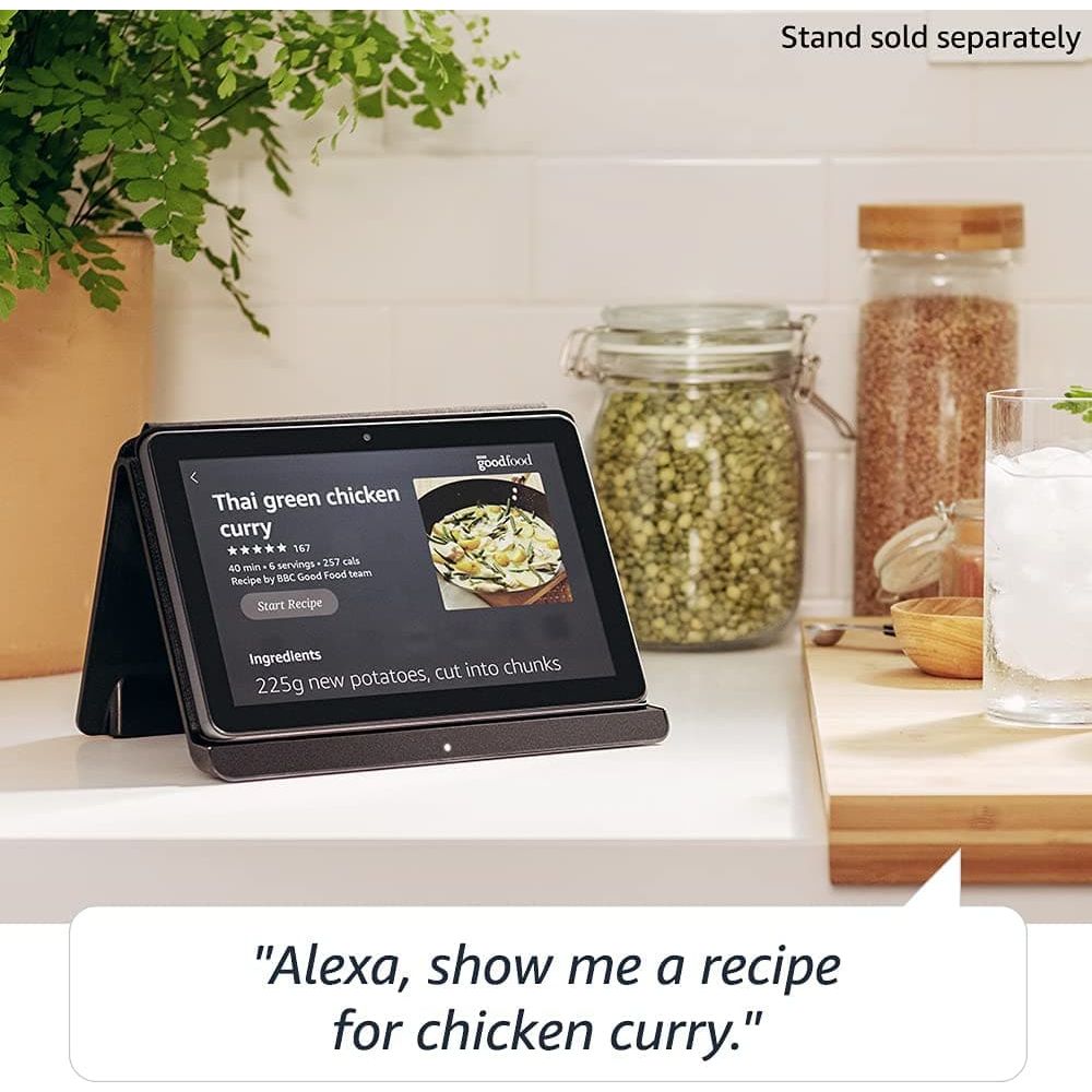 Amazon,Fire HD 8 Plus tablet, 8" HD display, 64 GB, Slate with Ads, 8" tablet for portable entertainment - Gadcet.com