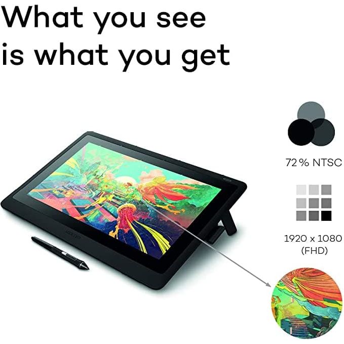 Wacom Cintiq 16 USB Creative pen display EEC: E (A - G) Black