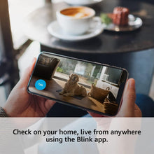 Buy Blink,Blink Mini Compact indoor plug-in smart security camera, 1080p HD day and night video, night vision, motion detection, two-way audio, easy setup, Works with Alexa — 1 camera (White) - Gadcet.com | UK | London | Scotland | Wales| Ireland | Near Me | Cheap | Pay In 3 | Security Monitors & Recorders