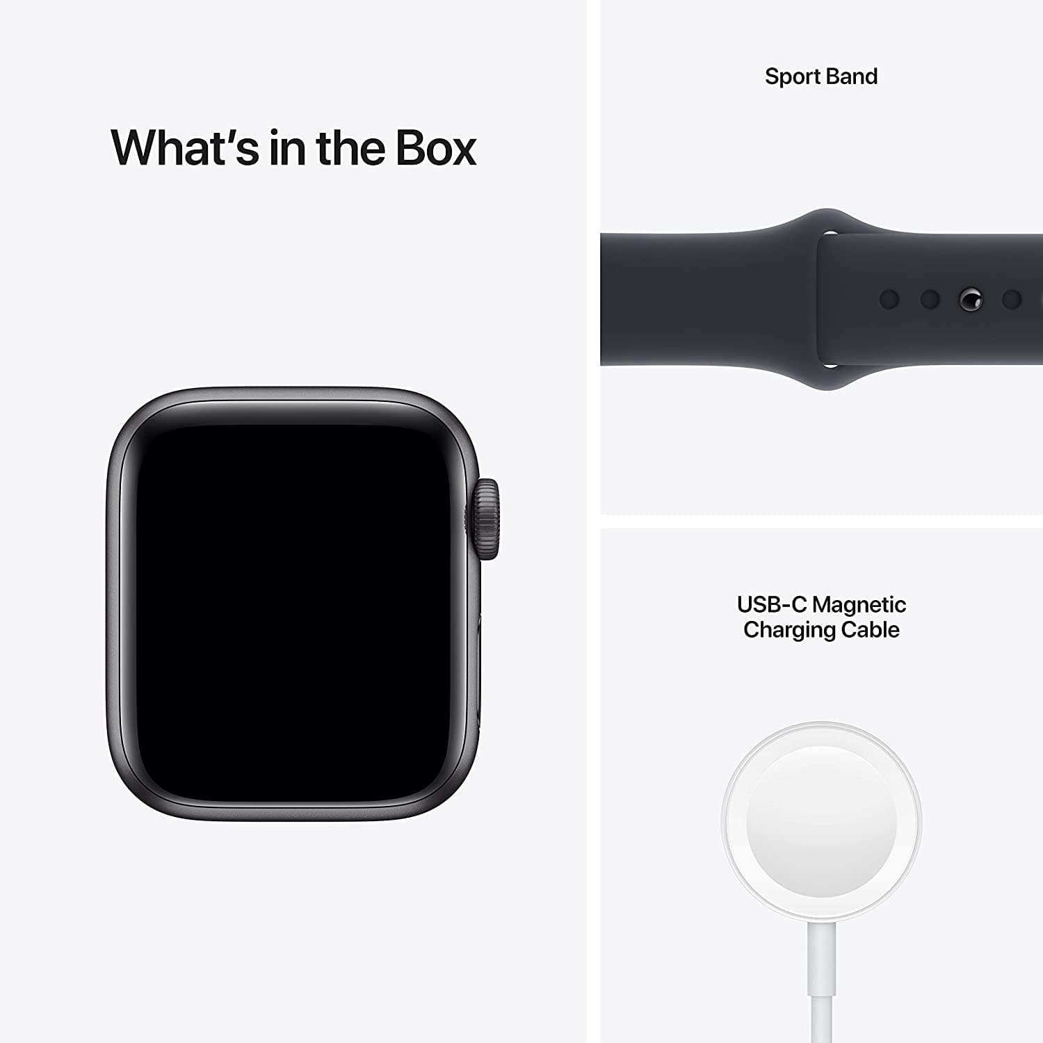 Buy Apple,Apple Watch SE GPS, 40mm Space Grey Aluminium Case with Midnight Sport Band - Regular - Gadcet.com | UK | London | Scotland | Wales| Ireland | Near Me | Cheap | Pay In 3 | Watches
