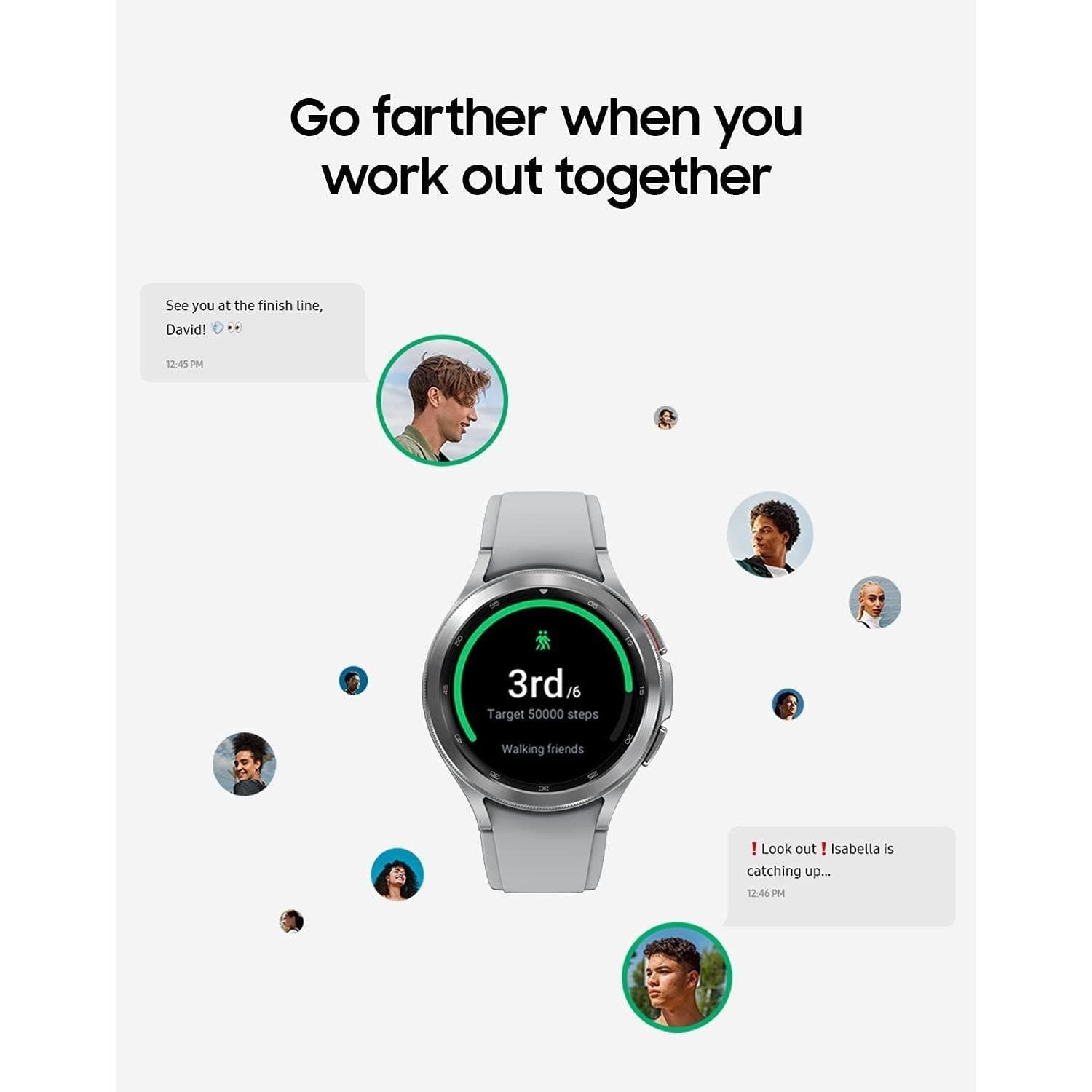 Buy Samsung,Samsung Galaxy Watch4 Classic 46mm 4G Smart Watch - Silver - Unlocked - Gadcet.com | UK | London | Scotland | Wales| Ireland | Near Me | Cheap | Pay In 3 | smart watch