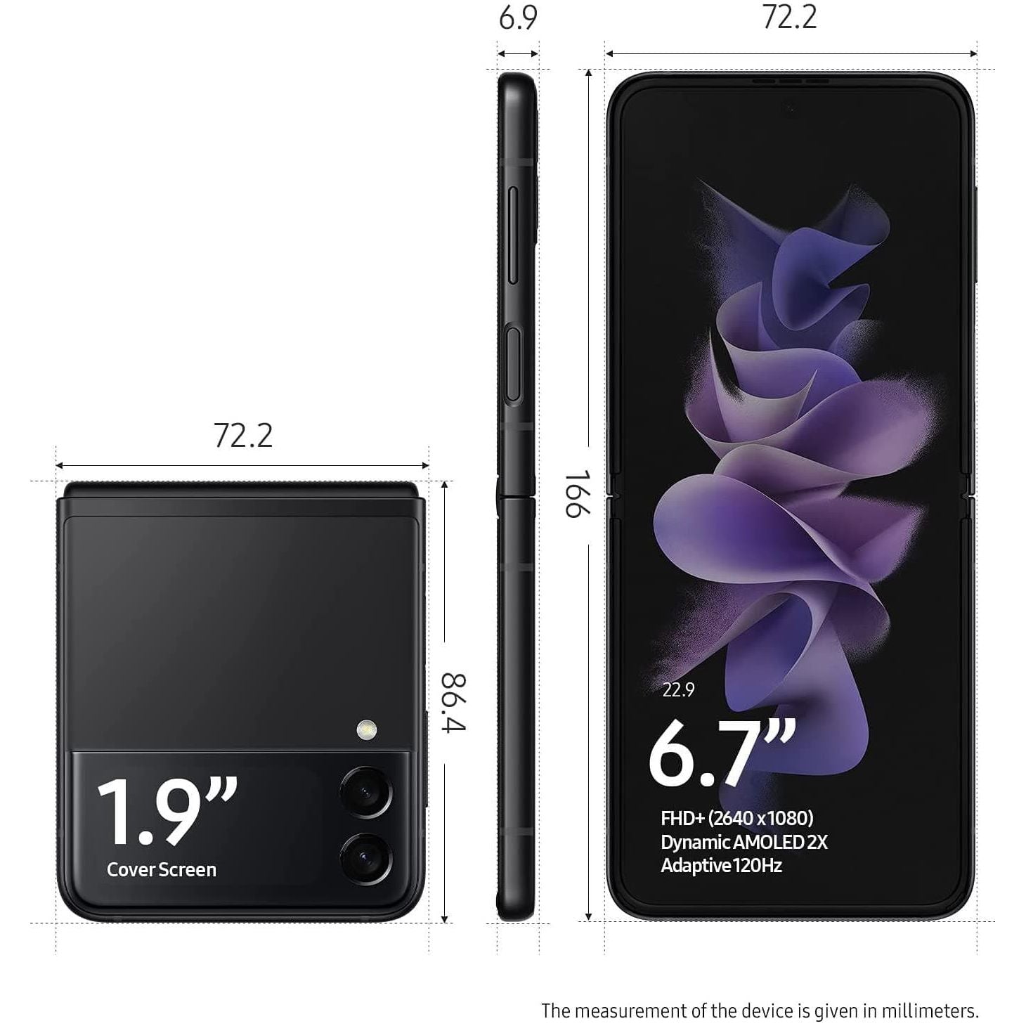 Buy Samsung,Samsung Galaxy Z Flip3 5G 128GB - Black - Unlocked - Gadcet.com | UK | London | Scotland | Wales| Ireland | Near Me | Cheap | Pay In 3 | Mobile Phones