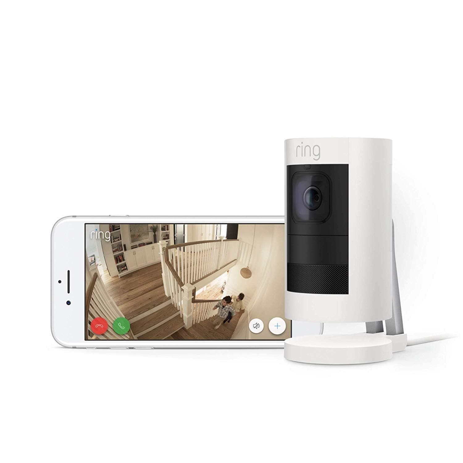 Buy Ring,Ring Stick Up Cam Elite by Amazon, HD Security Camera with Two-Way Talk, White, Works with Alexa - Gadcet.com | UK | London | Scotland | Wales| Ireland | Near Me | Cheap | Pay In 3 | Security Monitors & Recorders