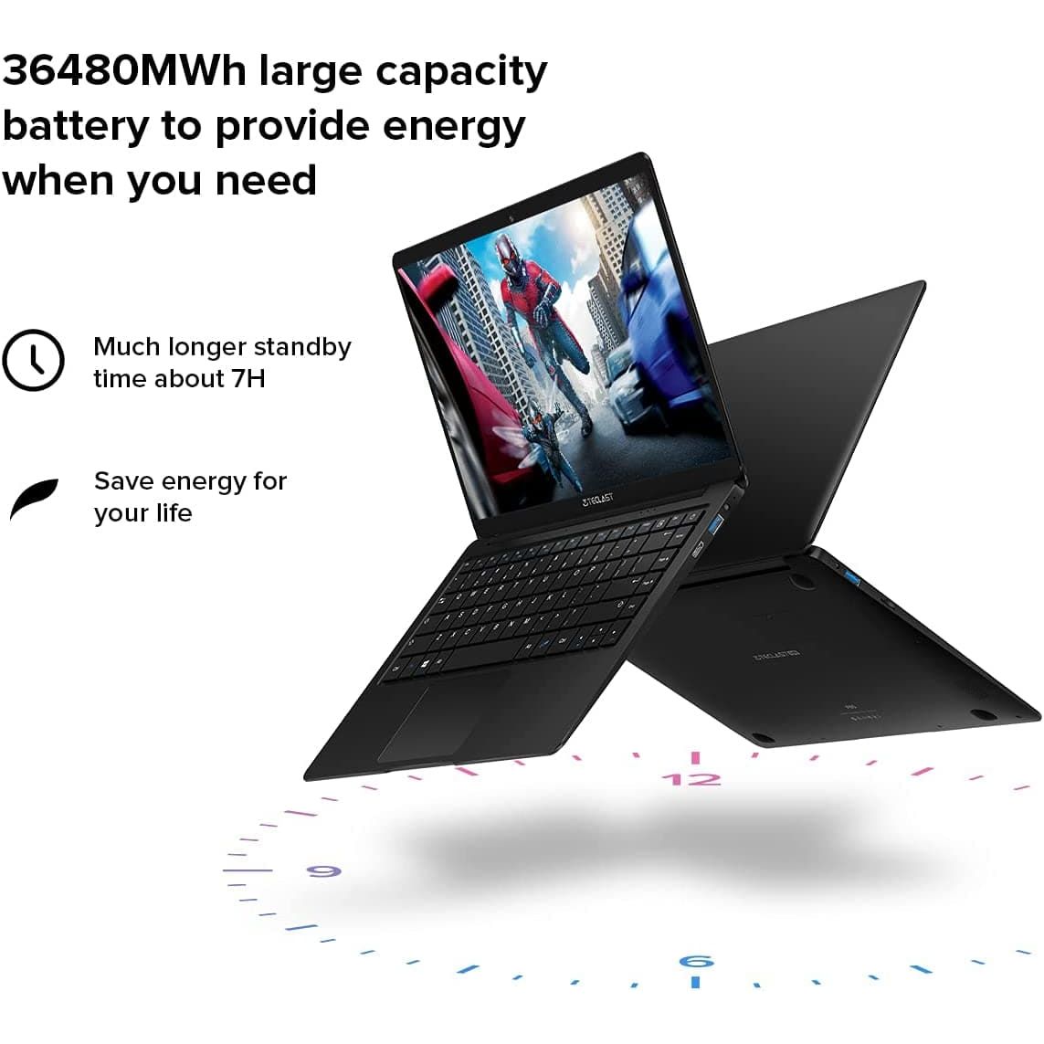 Buy TECLAST,TECLAST 13.3 Inch laptop F6S, Intel Celeron N3350 Dual Core Processor, 8GB, 128GB - Black - Gadcet.com | UK | London | Scotland | Wales| Ireland | Near Me | Cheap | Pay In 3 | Laptops