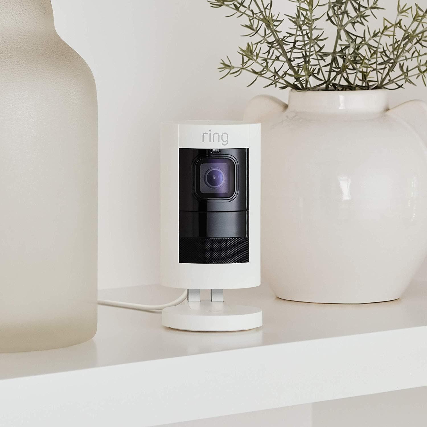 Buy Ring,Ring Stick Up Cam Elite by Amazon, HD Security Camera with Two-Way Talk, White, Works with Alexa - Gadcet.com | UK | London | Scotland | Wales| Ireland | Near Me | Cheap | Pay In 3 | Security Monitors & Recorders
