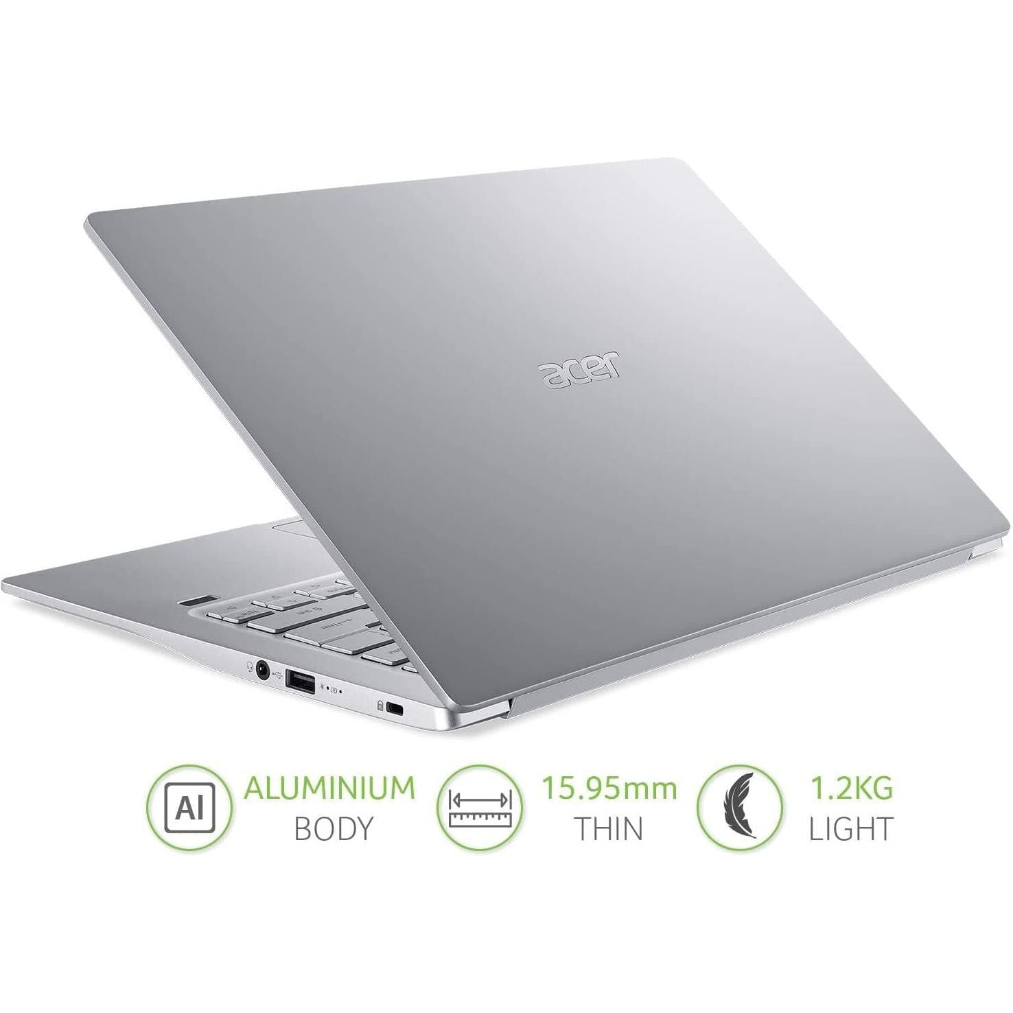 Buy Test,Acer Swift 3 - 14" Laptop - Intel Core i7-1165G7, 8GB RAM, 512GB SSD, Full HD Display, Windows 10, Silver - Gadcet.com | UK | London | Scotland | Wales| Ireland | Near Me | Cheap | Pay In 3 | Laptops