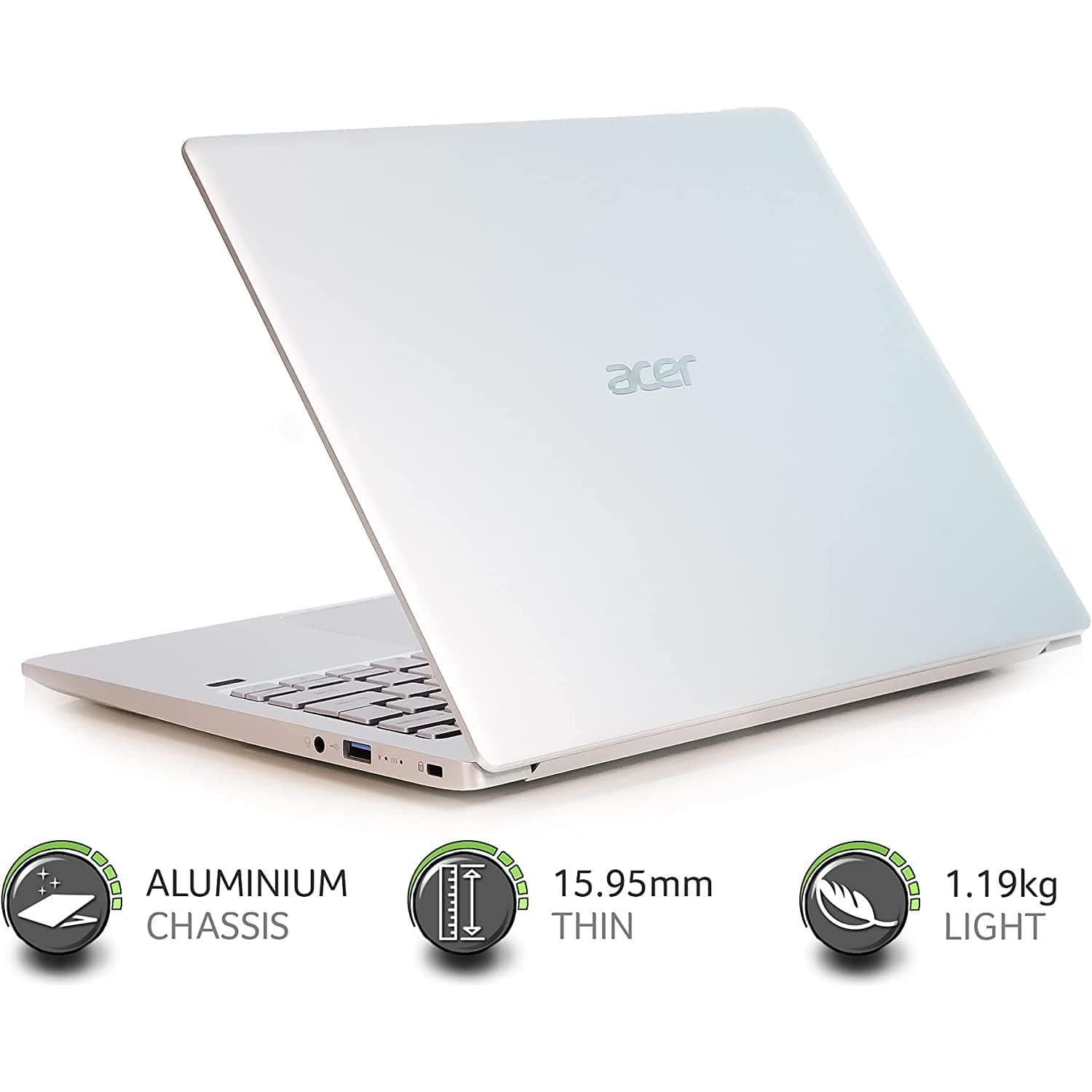Buy Test,Acer Swift 3 - 13.5" Laptop - Intel Core i5-1135G7, 8GB, 512GB SSD, QHD 3:2 Display, Windows 10, Silver - Gadcet.com | UK | London | Scotland | Wales| Ireland | Near Me | Cheap | Pay In 3 | Laptops
