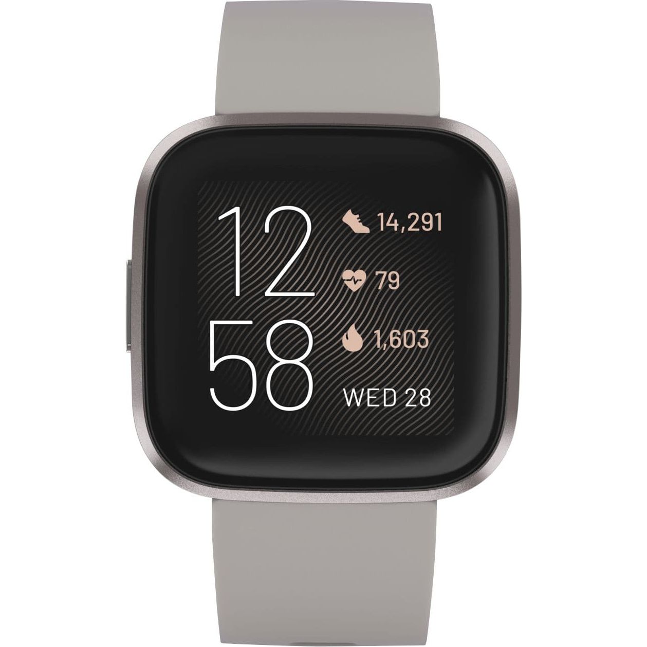 Fitbit,Fitbit Versa 2 Smart Watch - Grey Alu / Stone Band - Gadcet.com