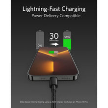 Anker USB C to Lightning Cable, New Nylon USB-C to Lightning Charging Cord - 2