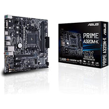 Asus Prime A320M-K AM4 motherboard socket (uATX, AMD A320, Ryzen, 2x DDR4 memory, USB 3.0, M.2 interface) - 1