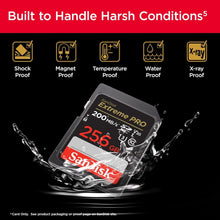SanDisk 256GB Extreme PRO SDXC card + RescuePRO Deluxe, up to 200MB/s, UHS-I, Class 10, U3, V30 - 5