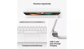 Apple Magic Keyboard for iPad Pro 5th Gen 12.9 Inch [Black] - 6