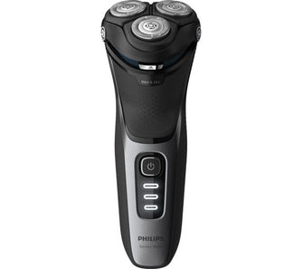 Cordless Waterproof Pivoting head With trimmer 2 year guarantee  PHILIPS Series 3000 S3231/52 Wet & Dry Rotary Shaver - Black - 1