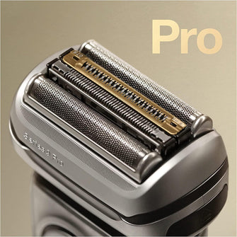 Braun Series 9 Pro electric shaver head, replacement shaving part compatible with Series 9 Pro men's razor, 94M, silver - 2