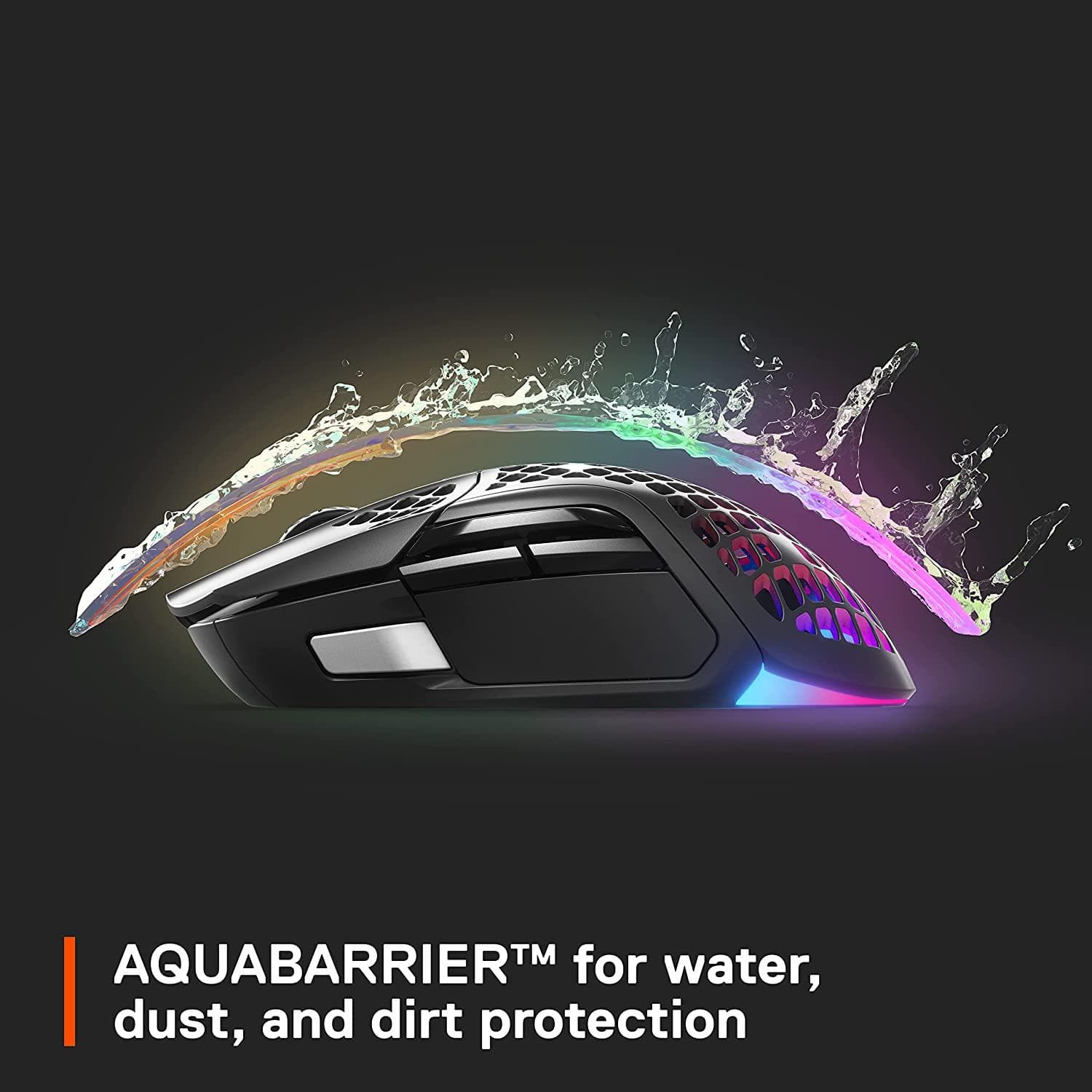 Buy SteelSeries,SteelSeries Aerox 5 Wireless Gaming Mouse – Ultra Lightweight 74g – 9 Buttons – Bluetooth/2.4 GHz – 180 Hr Battery – IP54 Water Resistant – PC/MAC – FPS, MOBA, Battle Royale - Gadcet.com | UK | London | Scotland | Wales| Ireland | Near Me | Cheap | Pay In 3 | Computer Accessories