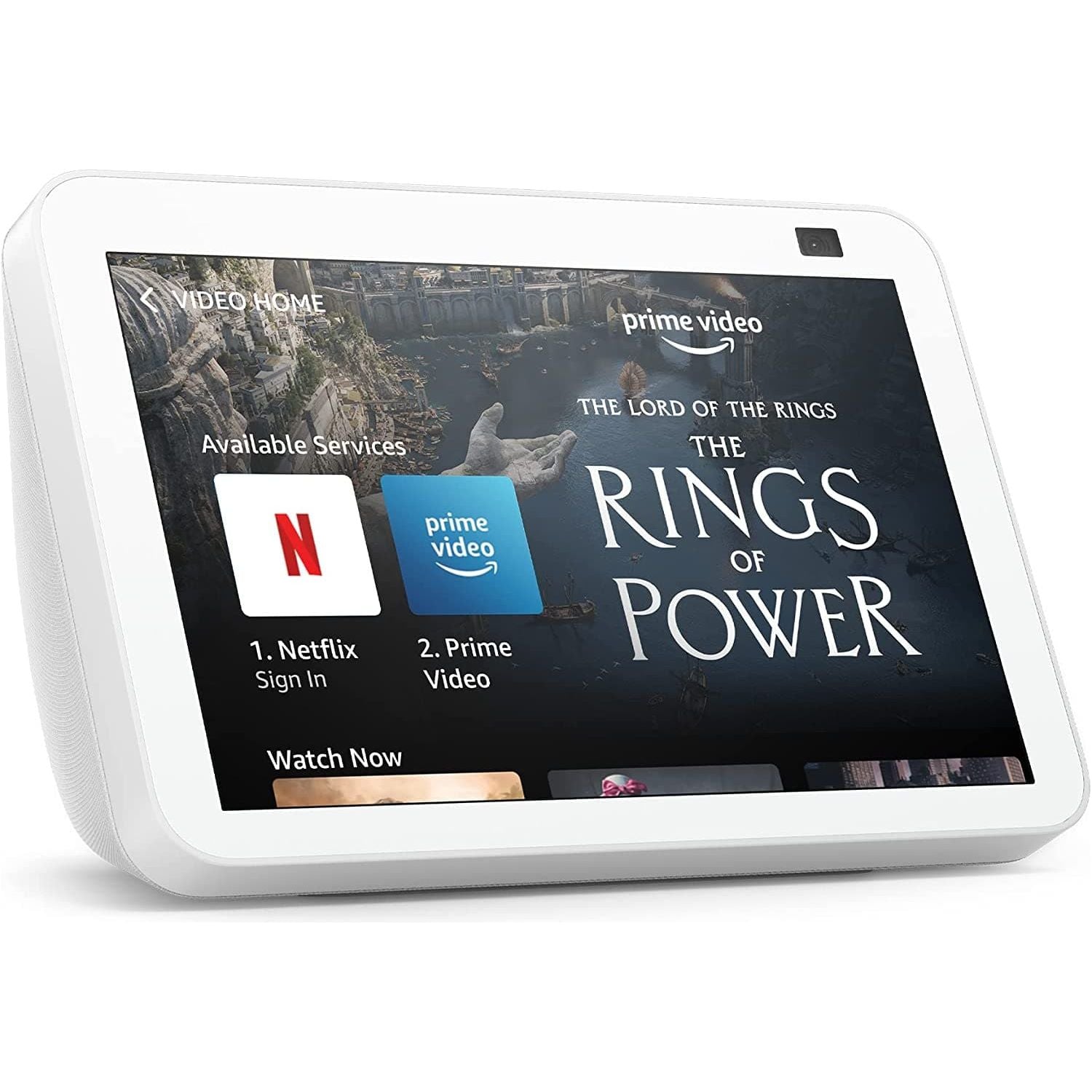 Buy Amazon,Amazon Echo Show 8 (2nd Gen) Smart Display With Alexa -White - Gadcet.com | UK | London | Scotland | Wales| Ireland | Near Me | Cheap | Pay In 3 | Speakers