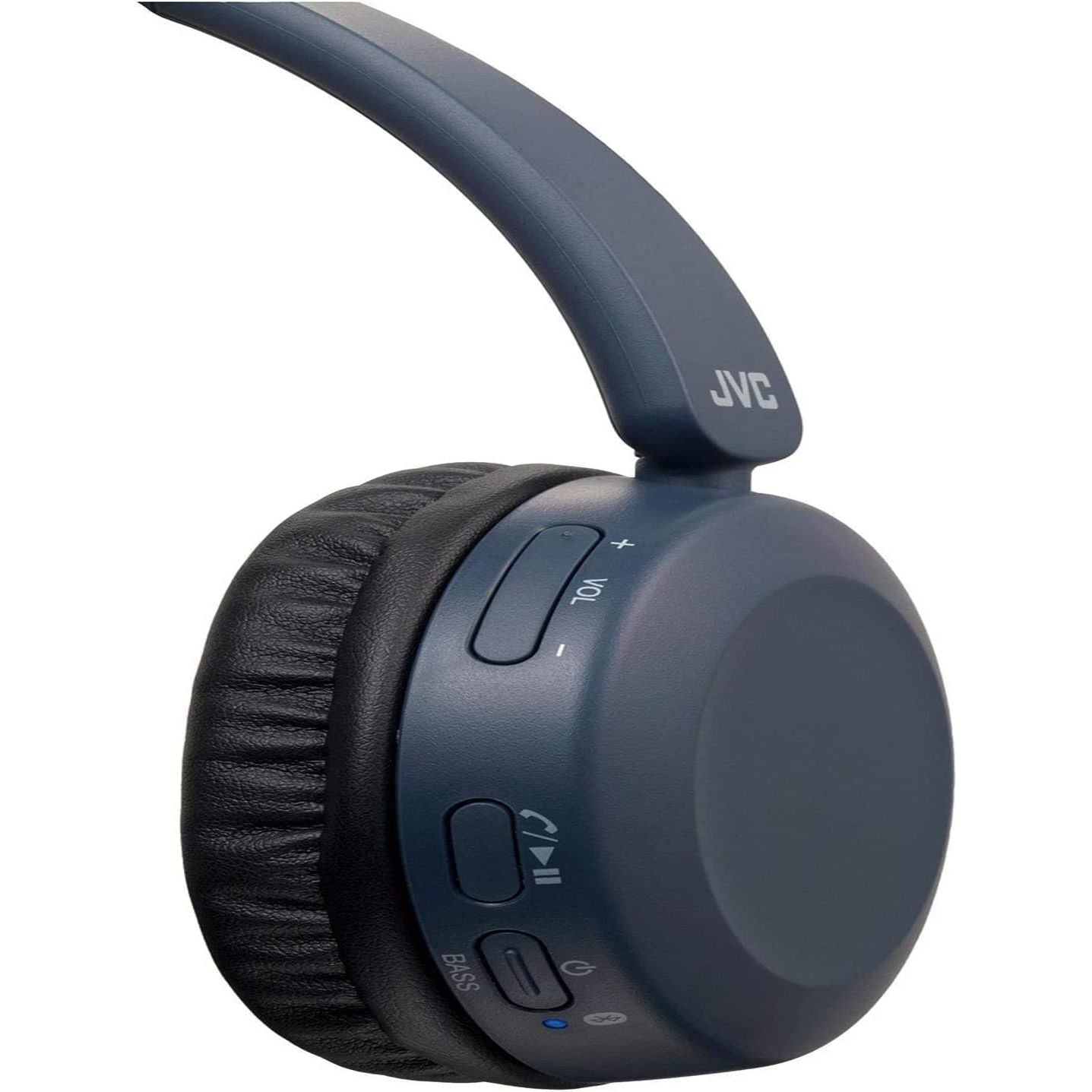 JVC Wireless Bluetooth Foldable Deep Bass On Ear Lightweight HA-S31BT Headphones, Blue - Gadcet.com