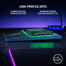 Razer,Razer Ornata V3 X - Low-profile membrane Keyboard Chroma RGB (Hybrid Membrane Switch, Ergonomic Wrist Rest) UK Layout | Black - Gadcet.com