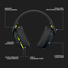 Buy Logitech,Logitech G435 LIGHTSPEED Wireless Gaming Headset - Black - Gadcet.com | UK | London | Scotland | Wales| Ireland | Near Me | Cheap | Pay In 3 | Headphones