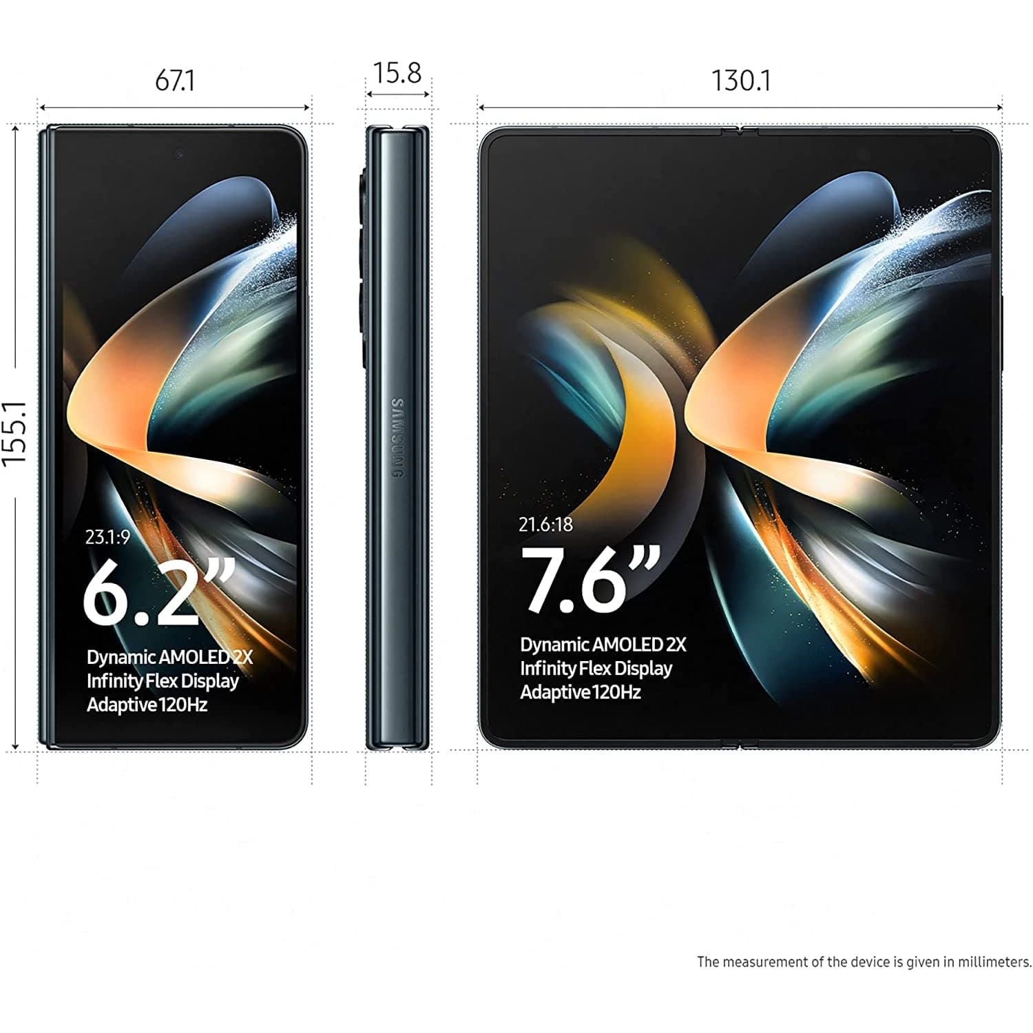 Samsung Galaxy Z Fold4 5G 512GB Green Unlocked - Gadcet.com