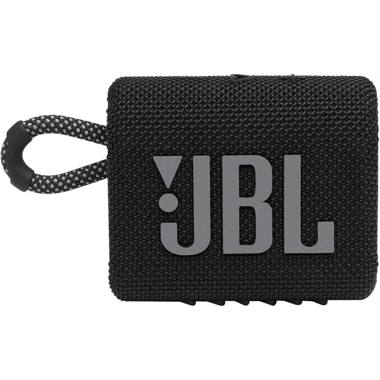 Buy JBL,JBL GO 3 - Wireless Bluetooth portable speaker with integrated loop for travel with USB C charging cable, in black - Gadcet.com | UK | London | Scotland | Wales| Ireland | Near Me | Cheap | Pay In 3 | Speakers