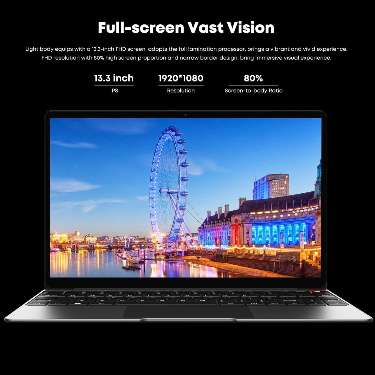 Buy Chuwi,Chuwi AeroBook Pro 13.3''IPS, Intel Core m3 8100Y, 8GB RAM, 256GB SSD - Gadcet.com | UK | London | Scotland | Wales| Ireland | Near Me | Cheap | Pay In 3 |