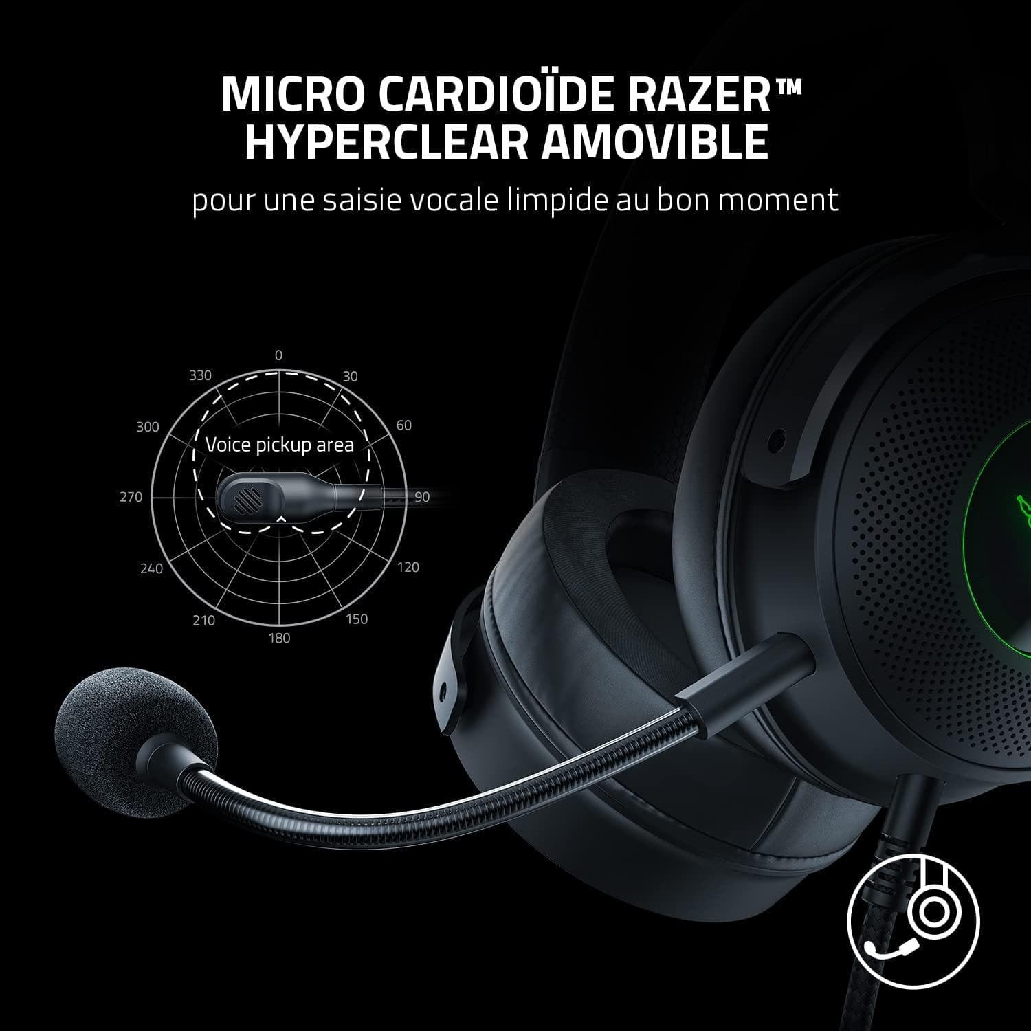 Buy Razer,Razer Kraken V3 - Wired USB Gaming Headset with Razer Chroma RGB (TriForce 50mm Drivers, THX Spatial Audio, HyperClear Cardioid Mic, Chroma RGB) Black - Gadcet.com | UK | London | Scotland | Wales| Ireland | Near Me | Cheap | Pay In 3 | Headphones
