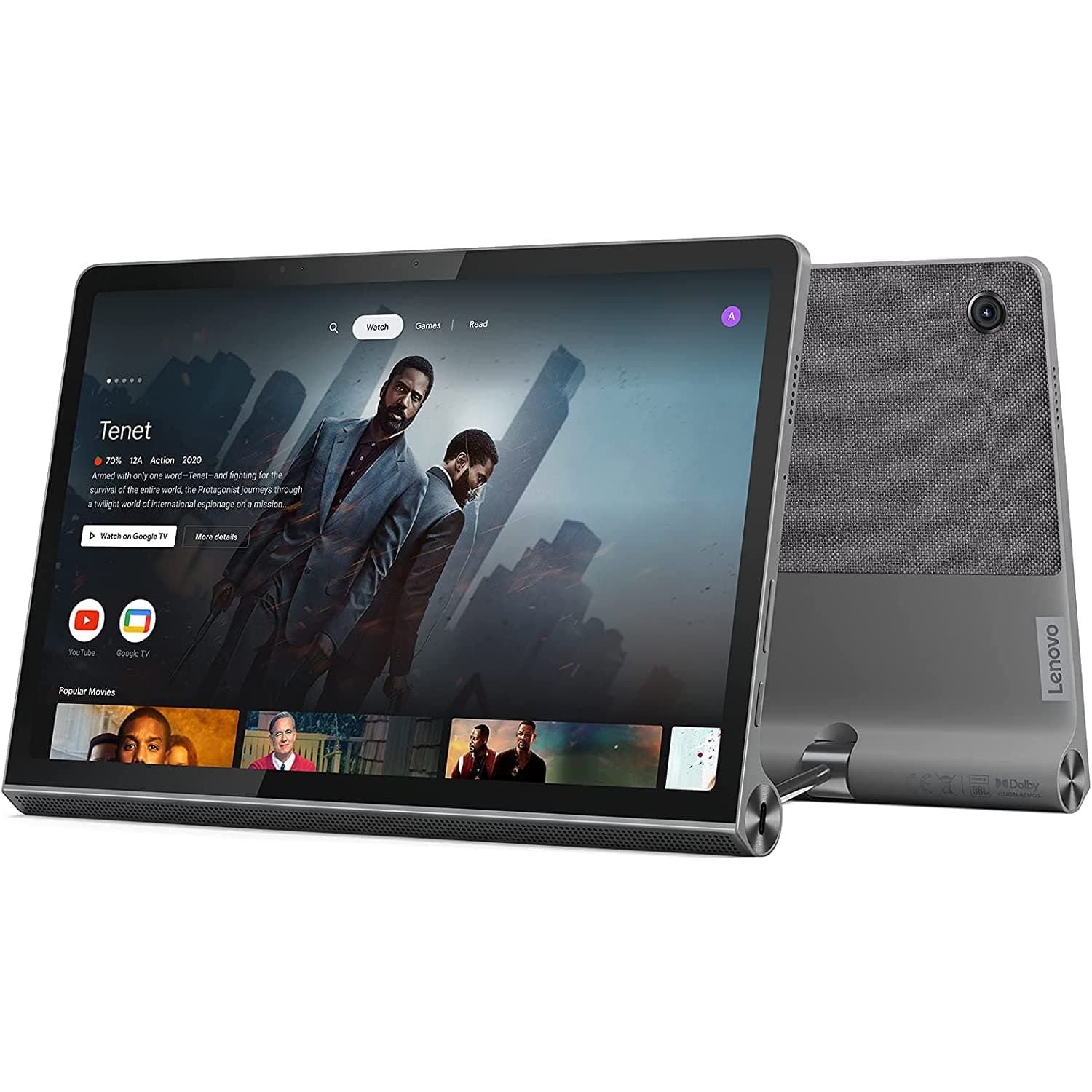 Lenovo,Lenovo Yoga Tab 11 128 GB, Mediatek 4GB RAM Wi-Fi 5 (802.11ac) Android 11 - Grey - Gadcet.com