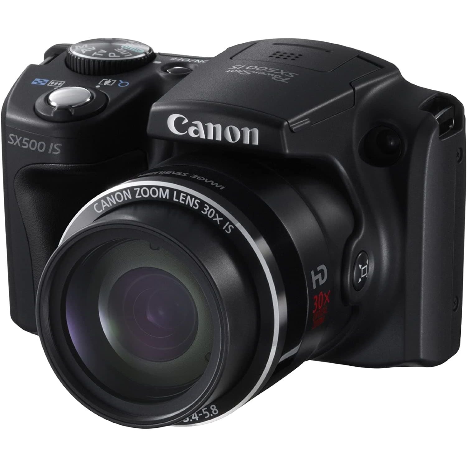 Canon,Canon PowerShot SX500 IS Digital Camera - Black (16.0 MP, 30x Optical Zoom) - Gadcet.com