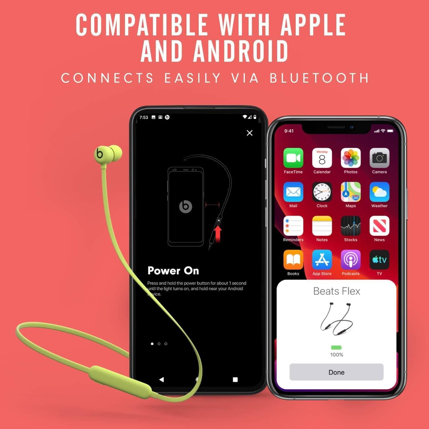 Buy Beats,Beats Flex Wireless Earphones –Built-in Microphone - Black - Gadcet.com | UK | London | Scotland | Wales| Ireland | Near Me | Cheap | Pay In 3 | Headphones