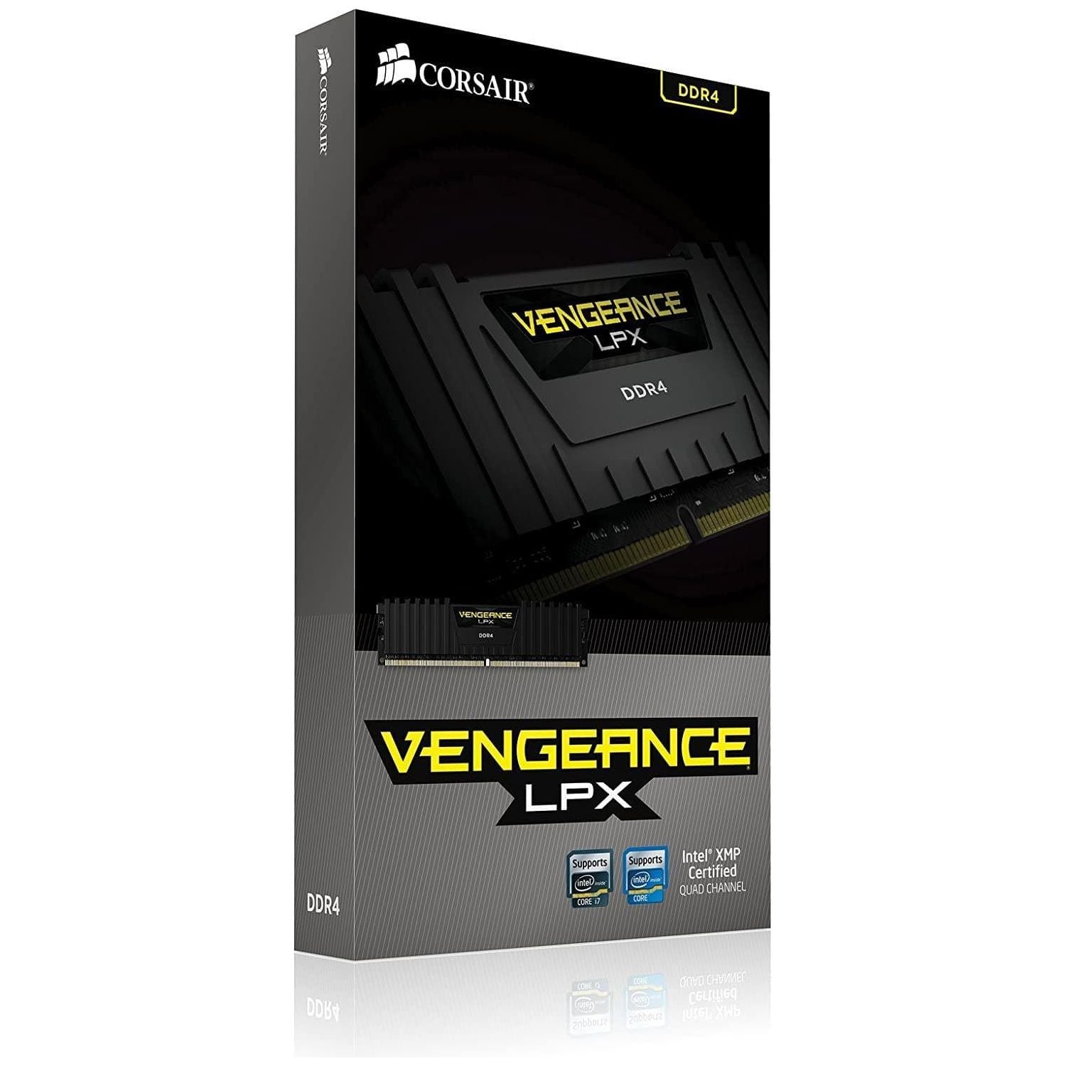 Buy Corsair,Corsair CMK16GX4M1A2400C14 Vengeance LPX 16 GB (1 x 16 GB) DDR4 2400 MHz C14 XMP 2.0 High Performance Desktop Memory, Black - Gadcet.com | UK | London | Scotland | Wales| Ireland | Near Me | Cheap | Pay In 3 | Memory