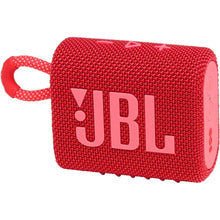 Buy JBL,JBL GO 3 - Wireless Bluetooth portable speaker with integrated loop for travel with USB C charging cable, in red - Gadcet.com | UK | London | Scotland | Wales| Ireland | Near Me | Cheap | Pay In 3 | Speakers