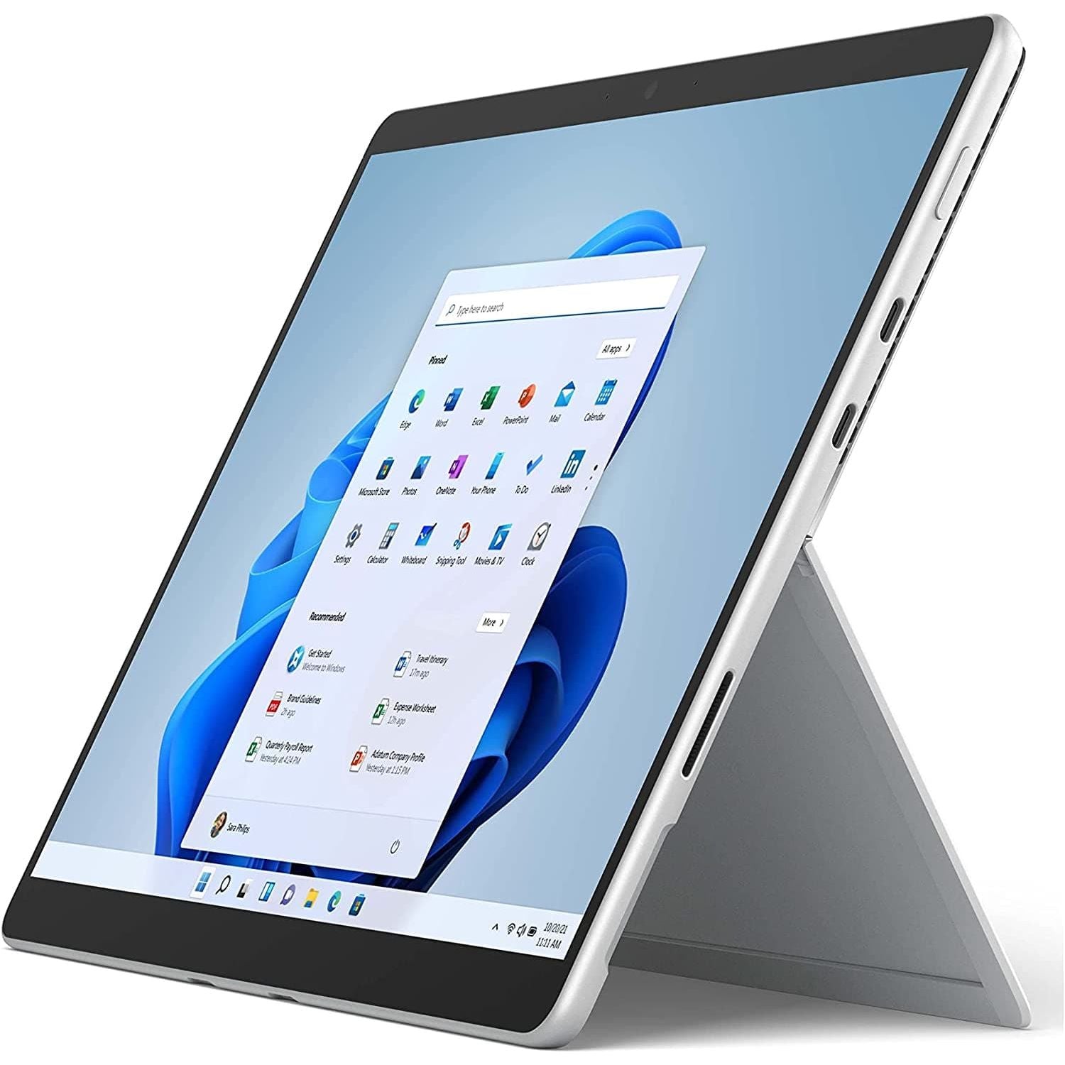 Buy Microsoft,Microsoft Surface Pro 8 - 13 Inch 2-in-1 Tablet PC - Silver - Intel Core i5, 8GB RAM, 256GB SSD - Windows 11 Home - Gadcet.com | UK | London | Scotland | Wales| Ireland | Near Me | Cheap | Pay In 3 | Laptops